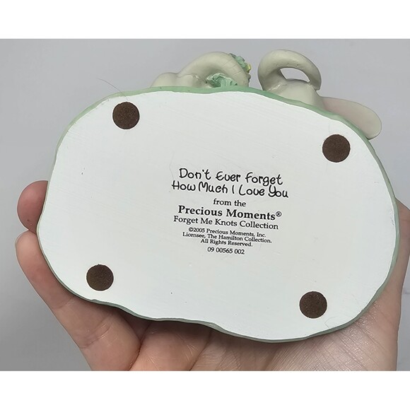 Vtg Precious Moments Figurine Don't Ever Forget How Much I Love You Elephants - Picture 6 of 7